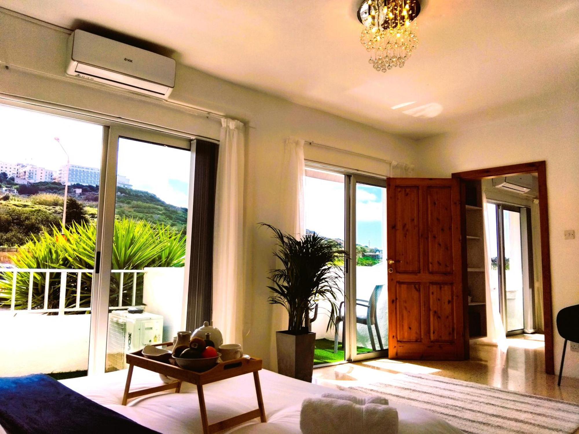 Close To Beach Unique & Cozy Apartment 3 Balconies Country Views Mellieħa Dış mekan fotoğraf